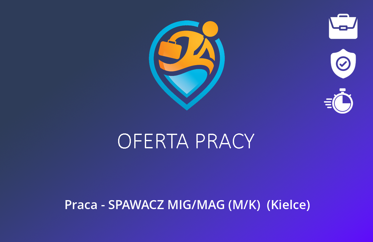 Praca – SPAWACZ MIG/MAG (M/K)  (Kielce)